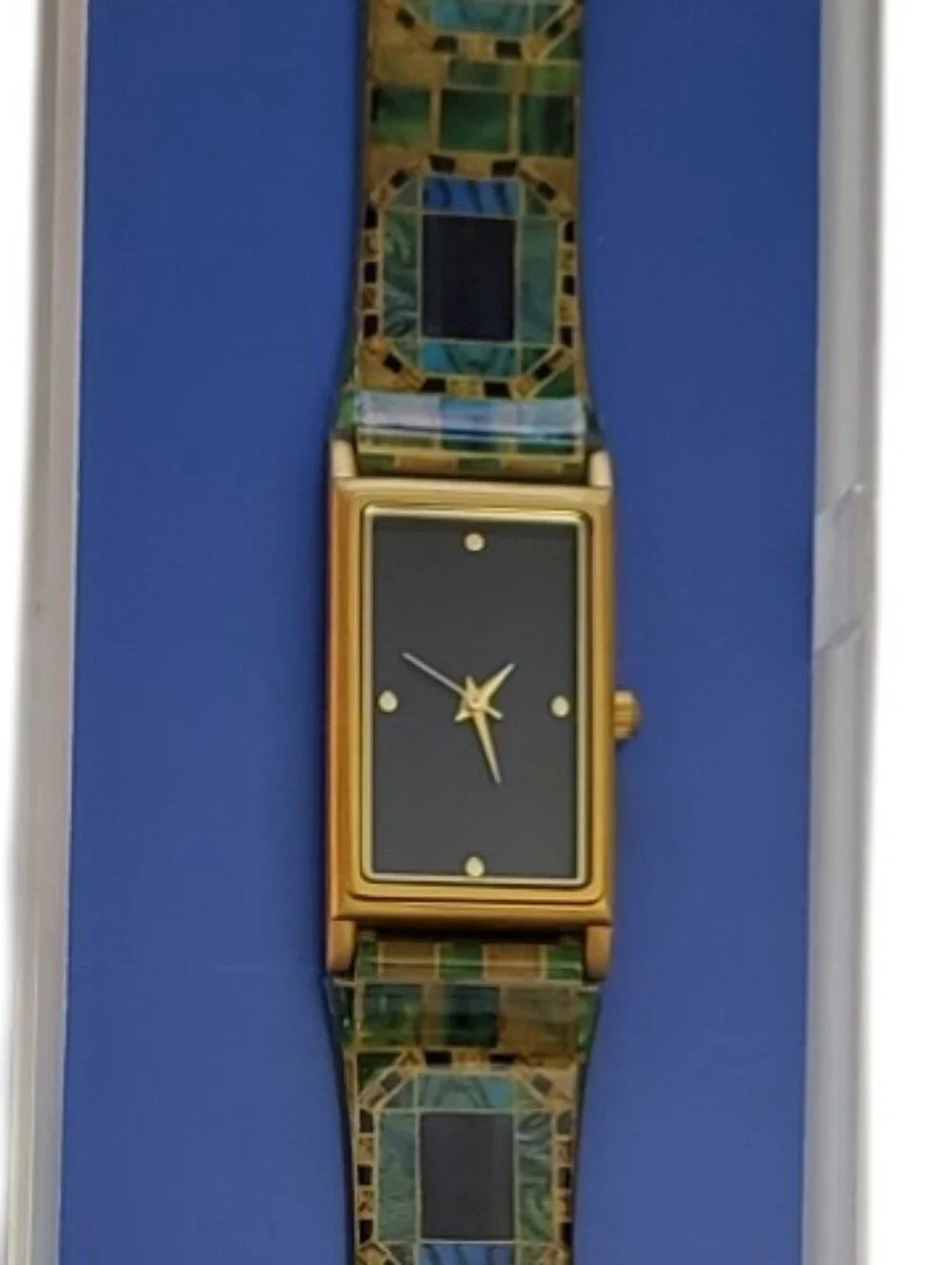 VIntage Metropolitan Museum of Art (MMA) Tiffany Inland Tile Mosaic Watch